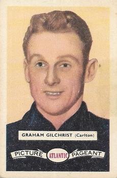 1958 Atlantic Petrol Stations Victorian League Stars #112 Graham Gilchrist Front